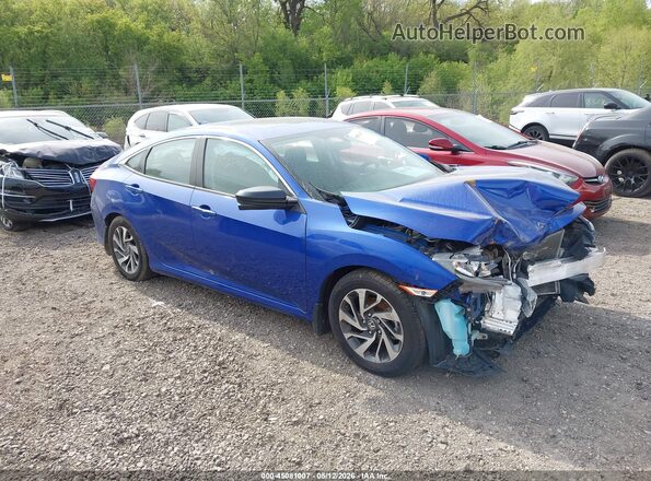 19XFC2F71HE018866 2017 HONDA CIVIC Синий Передняя правая четверть