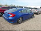 2017 Honda Civic Ex Синий vin: 19XFC2F71HE018866