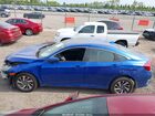 2017 Honda Civic Ex Синий vin: 19XFC2F71HE018866