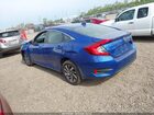 2017 Honda Civic Ex Синий vin: 19XFC2F71HE018866