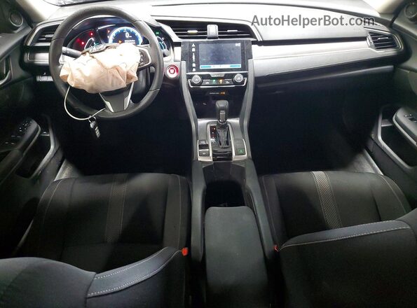19XFC2F71JE034071 2018 HONDA CIVIC Белый Вид панели приборов
