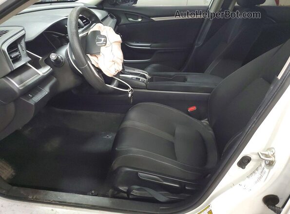 19XFC2F71JE034071 2018 HONDA CIVIC Белый Вид салона спереди