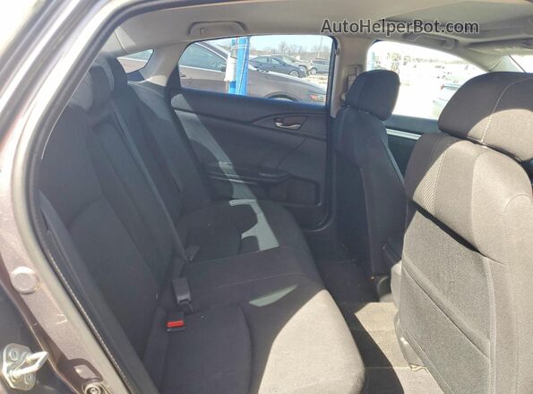 19XFC2F72GE025808 2016 HONDA CIVIC Gray Rear seats view