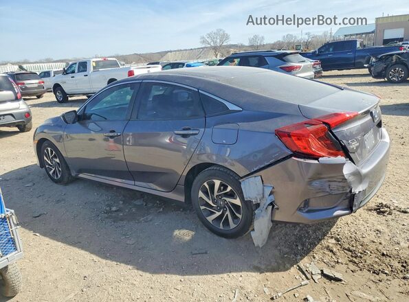 19XFC2F72GE025808 2016 HONDA CIVIC Gray Rear left
