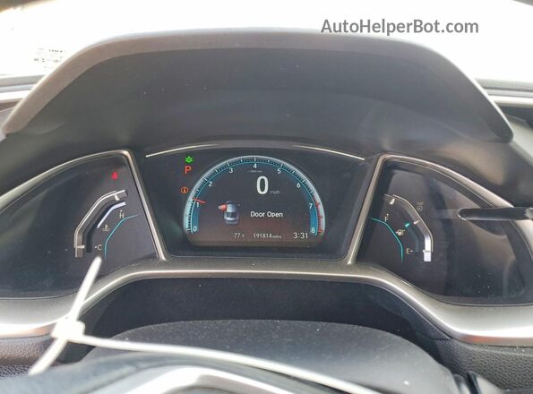 19XFC2F72GE025808 2016 HONDA CIVIC Gray Instrument cluster view