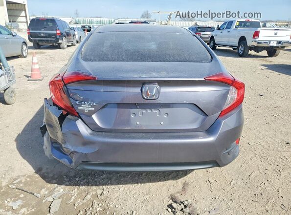 19XFC2F72GE025808 2016 HONDA CIVIC Gray Rear view