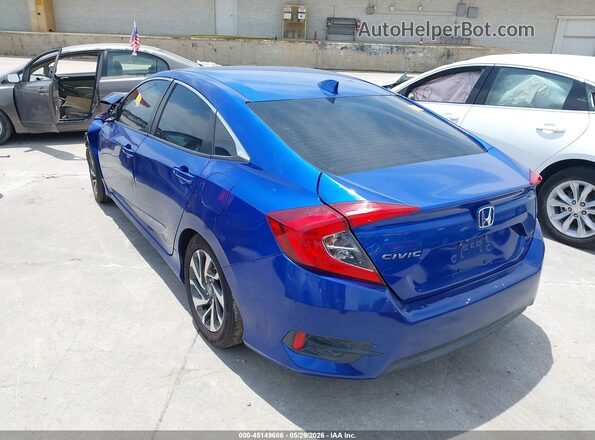 19XFC2F72HE051701 2017 HONDA CIVIC Blue Задня ліва чверть