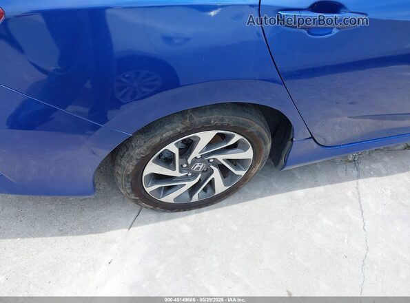 19XFC2F72HE051701 2017 HONDA CIVIC Blue Вид задньої частини салону