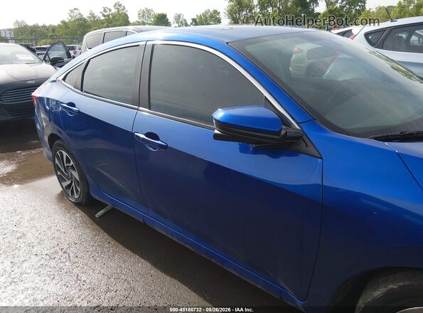 19XFC2F72HE062892 2017 HONDA CIVIC Blue უკანა სალონის ხედი