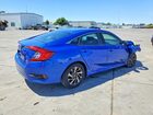 2016 Honda Civic Ex Синий vin: 19XFC2F73GE240548