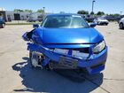 2016 Honda Civic Ex Синий vin: 19XFC2F73GE240548
