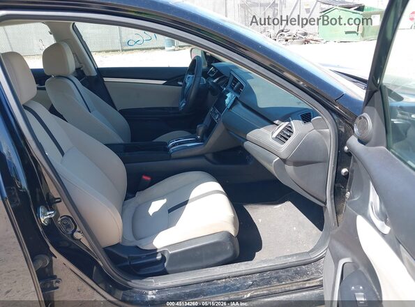 19XFC2F74HE003374 2017 HONDA CIVIC Черный Вид салона спереди