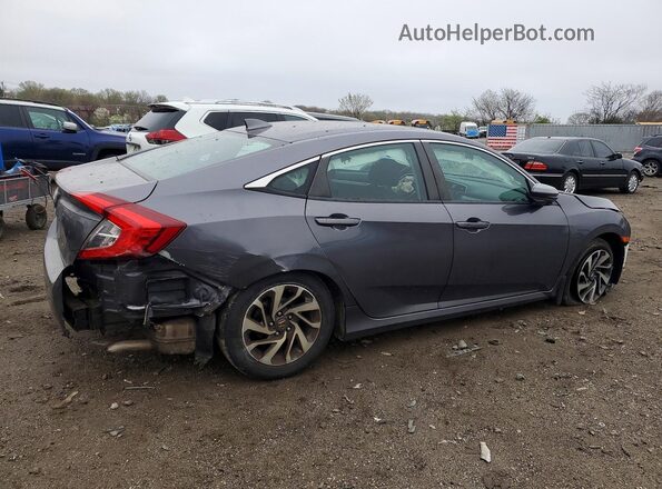 19XFC2F74HE205583 2017 HONDA CIVIC Gray Задня права чверть