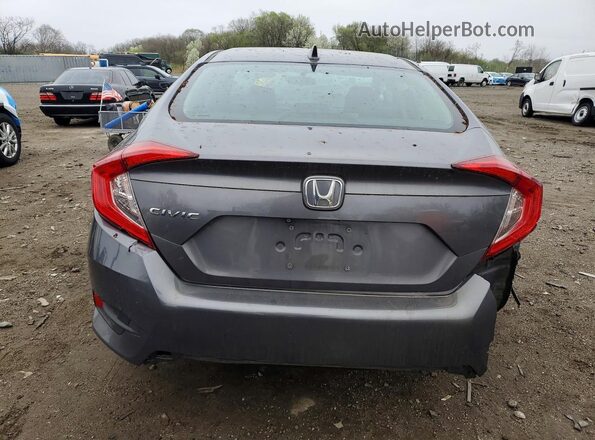 19XFC2F74HE205583 2017 HONDA CIVIC Gray Вид ззаду