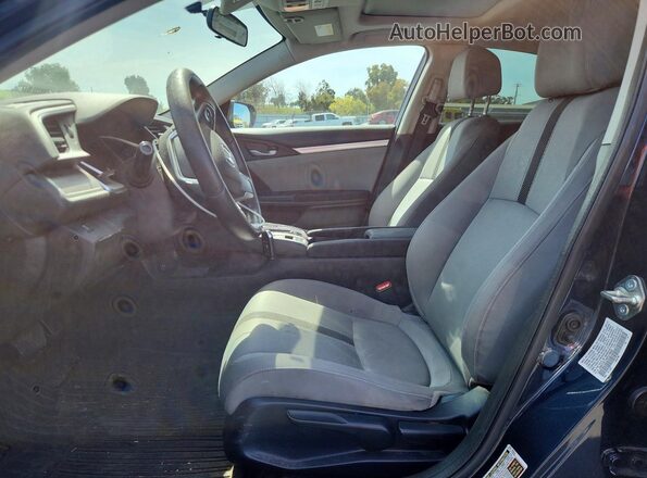 19XFC2F74HE219693 2017 HONDA CIVIC Gray Widok wnętrza z przodu