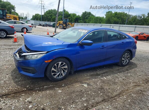 19XFC2F75GE049925 2016 HONDA CIVIC Blue Vista tres cuartos delantera izquierda