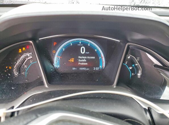 19XFC2F75GE081550 2016 HONDA CIVIC Silver Вид щитка приладів