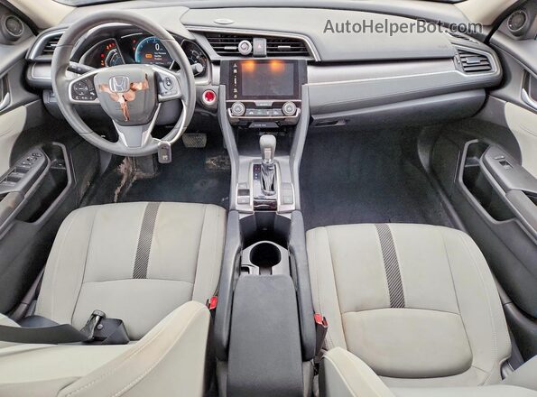 19XFC2F75HE082361 2017 HONDA CIVIC Blue Vista del salpicadero