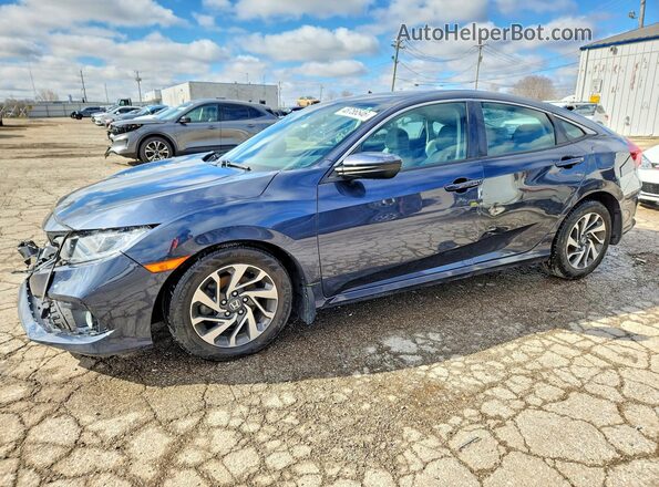 19XFC2F75HE082361 2017 HONDA CIVIC Blue Vista tres cuartos delantera izquierda