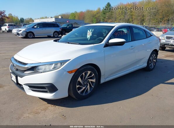 19XFC2F75HE232419 2017 HONDA CIVIC Белый Передняя левая четверть