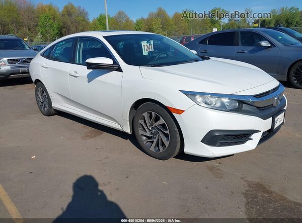 19XFC2F75HE232419 2017 HONDA CIVIC Белый Передняя правая четверть