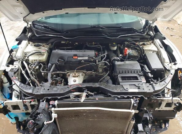19XFC2F75JE027835 2018 HONDA CIVIC Белый Вид задней части салона