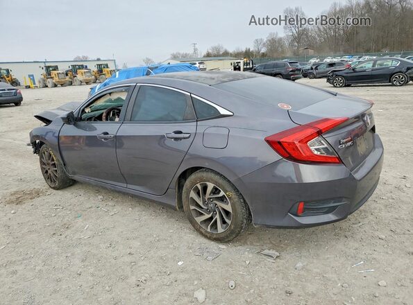 19XFC2F76GE038920 2016 HONDA CIVIC Silver Trasero izquierdo