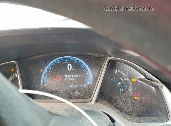 19XFC2F76GE038920 2016 HONDA CIVIC Silver Vista del cuadro de instrumentos