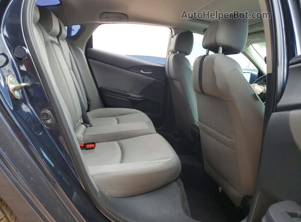 19XFC2F76HE060501 2017 HONDA CIVIC Blue Rear seats view