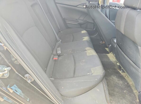 19XFC2F76HE219484 2017 HONDA CIVIC Black Widok tylnych siedzeń