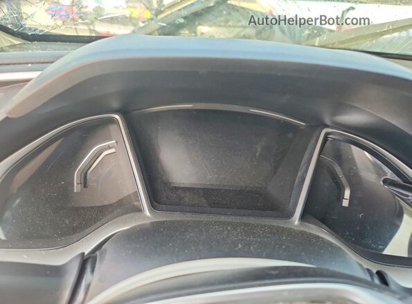 19XFC2F76HE219484 2017 HONDA CIVIC Black Widok zestawu wskaźników