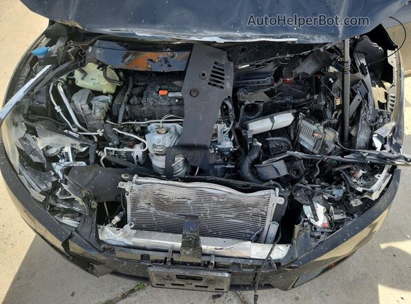 19XFC2F76HE219484 2017 HONDA CIVIC Black Widok wnętrza z tyłu