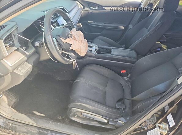 19XFC2F76HE219484 2017 HONDA CIVIC Black Widok wnętrza z przodu
