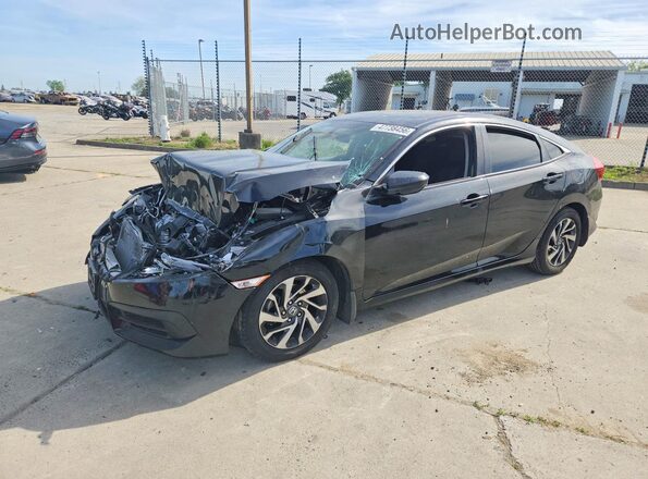 19XFC2F76HE219484 2017 HONDA CIVIC Black Przód lewy