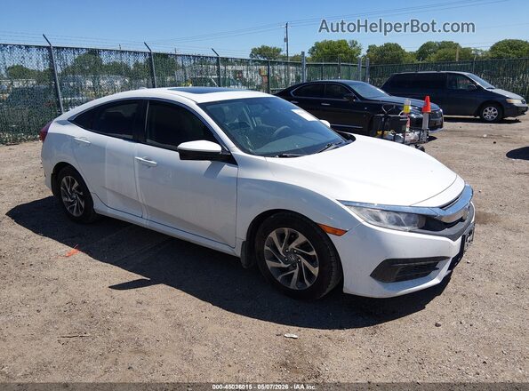 19XFC2F77HE017348 2017 HONDA CIVIC Белый Передняя правая четверть