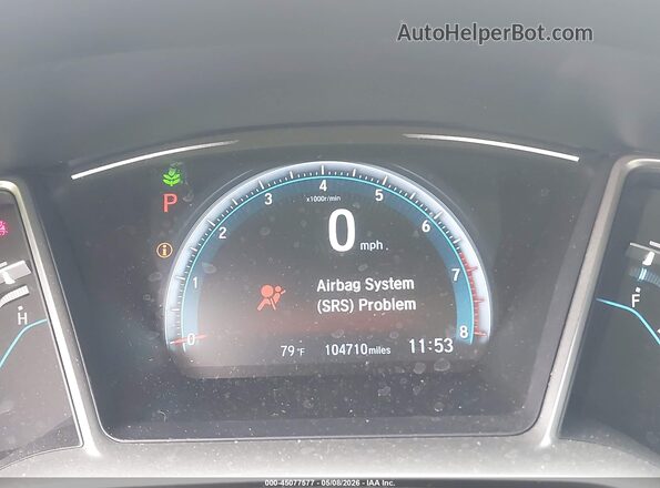 19XFC2F78GE082224 2016 HONDA CIVIC Gray 