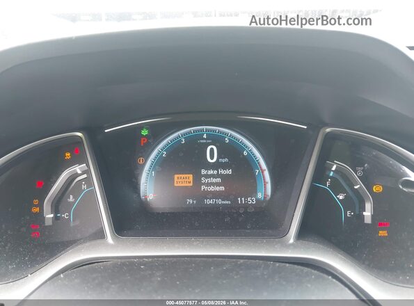 19XFC2F78GE082224 2016 HONDA CIVIC Gray Вид задніх сидінь
