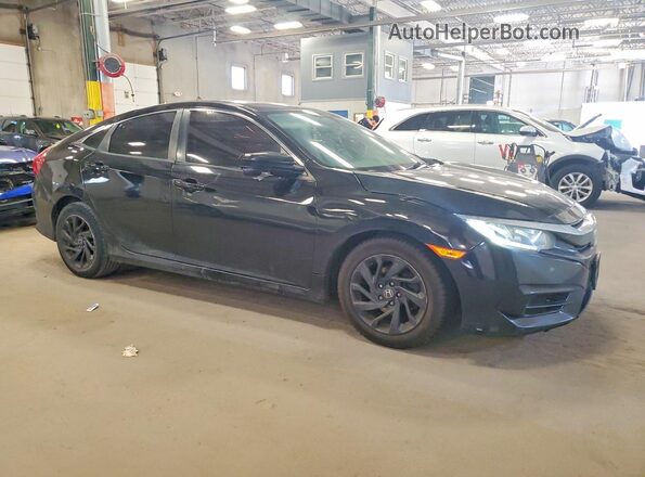 19XFC2F78GE085186 2016 HONDA CIVIC Black წინა მარჯვენა