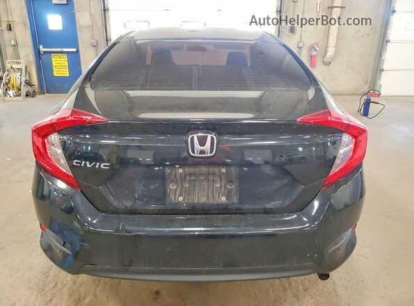 19XFC2F78GE085186 2016 HONDA CIVIC Black უკანა ხედი