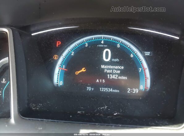 19XFC2F79GE003675 2016 HONDA CIVIC Черный Вид задних сидений