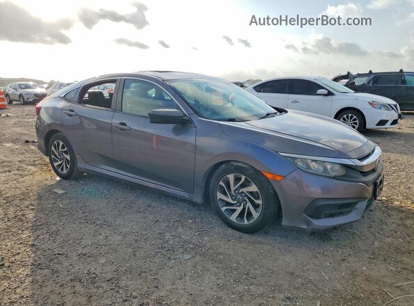 19XFC2F79GE042749 2016 HONDA CIVIC Gray Front right