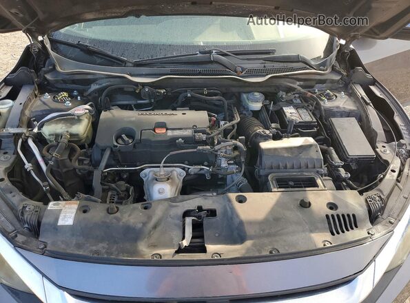 19XFC2F79GE042749 2016 HONDA CIVIC Gray Rear interior view
