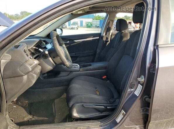 19XFC2F79GE042749 2016 HONDA CIVIC Gray Front interior view