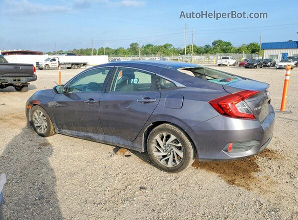 19XFC2F79GE042749 2016 HONDA CIVIC Gray Rear left