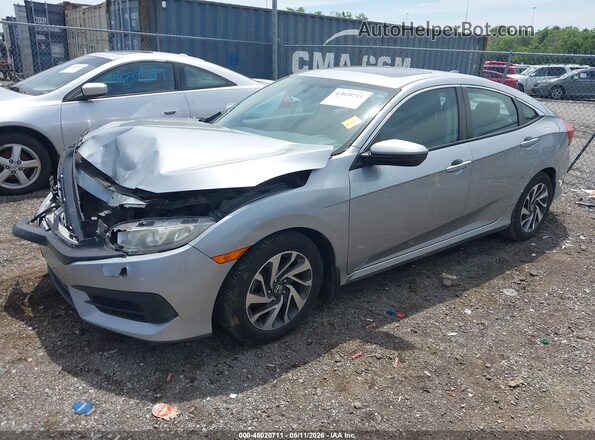 19XFC2F79HE038119 2017 HONDA CIVIC Серебряный Передняя левая четверть