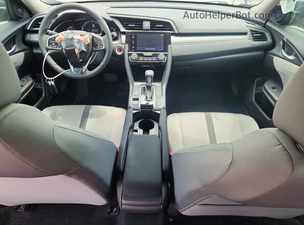 19XFC2F79HE071895 2017 HONDA CIVIC Blue Widok deski rozdzielczej