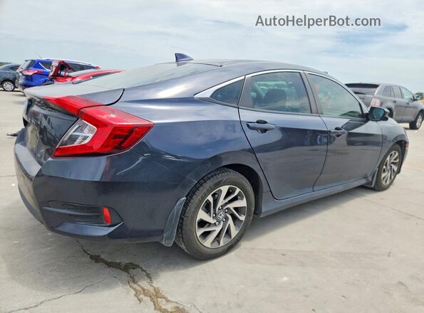 19XFC2F79HE071895 2017 HONDA CIVIC Blue Tył prawy