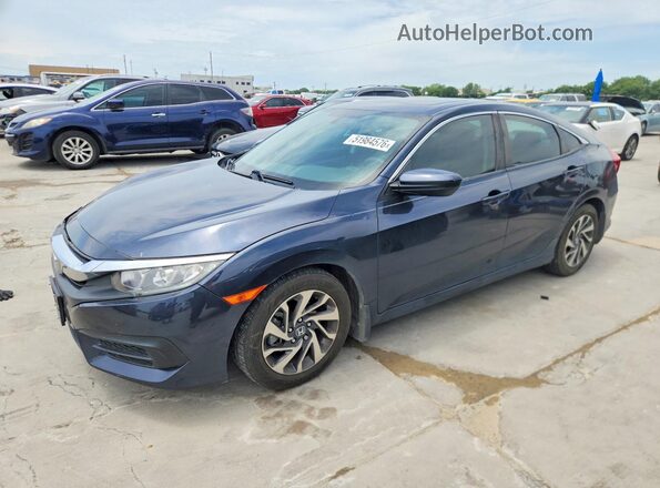 19XFC2F79HE071895 2017 HONDA CIVIC Blue Przód lewy
