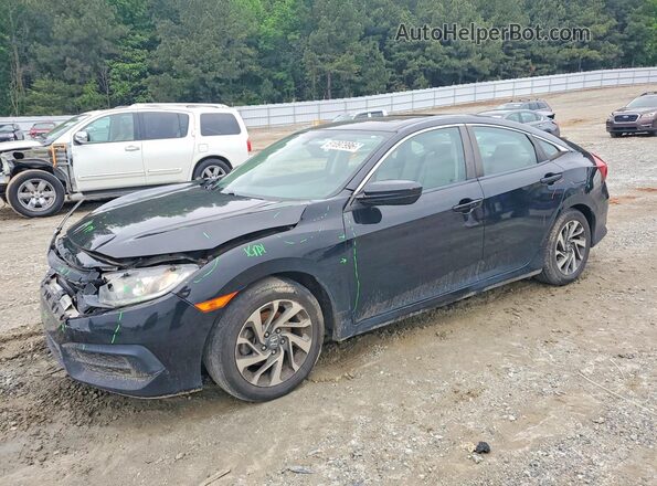 19XFC2F79HE072562 2017 HONDA CIVIC Черный Передняя левая четверть