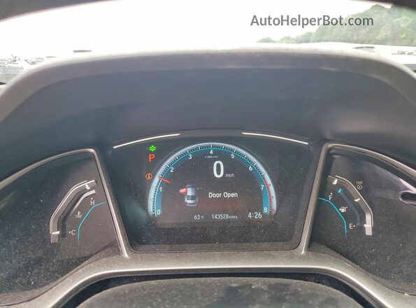 19XFC2F79HE072562 2017 HONDA CIVIC Черный Вид щитка приборов